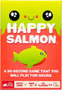 Exploding Kittens Presents Happy Salmon - Card Games for Adults, Teens and Kids, Funny Family Games - 3-8 Players, Ages 6+ - Quick Party Game with 90-Second Rounds, Easy to Learn Matching Card Game.