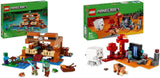 LEGO Minecraft The Frog House Building Toy, Gift for Girls and Boys & Kids aged 8 Plus Years Old, Gaming Construction Set with Characters and Animal Mob Figures 21256.