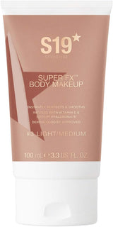 S19 SUPER FX Body Makeup, LIGHT/MEDIUM - Smoothes & Evens Skin Tone & Texture, Hide Scars & Blemishes - 100ml.