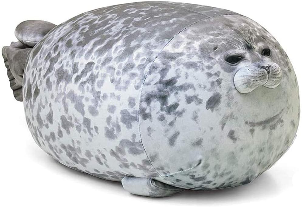 ETAOLINE Chubby Blob Seal Pillow Cute Seal Plush Toy Stuffed Animals.