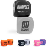 Phoenix Fitness Exercise Dice - Workout Dice Game for Cardio, HIIT and Exercise Classes - Full Body Training Routine for Home & Gym - Orange.