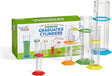 Learning Resources Starter Science Graduated Cylinder Set, Ages 3+, Science Lab Equipment Kids, Measuring Toys for Kids, Educational Science Kits, Kids Chemistry Set, School Science Supplies.