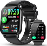 Smart Watch for Men Women Answer/Make Calls - 1.85" HD Touch Screen Smart Watches with Heart Rate Sleep Monitor - 112 Sports Modes - Fitness Tracker - IP68 Waterproof Smartwatch for Android iOS.