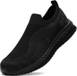 STQ Womens Trainers Slip on Memory Foam Causal Walking Shoes.