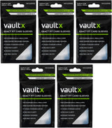 Vault X Exact Fit Trading Card Sleeves - High Clarity Perfect Fit Soft Sleeves for TCG, CCG - Inner Sleeve for Double-Sleeve Protection (500 Pack)