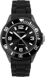 Sekonda Kids Quartz Watch, Analogue Classic Display and Silicone Strap.