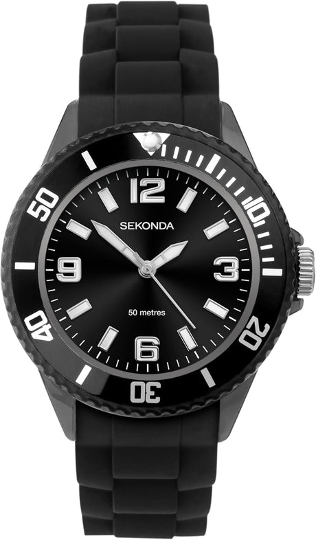 Sekonda Kids Quartz Watch, Analogue Classic Display and Silicone Strap.