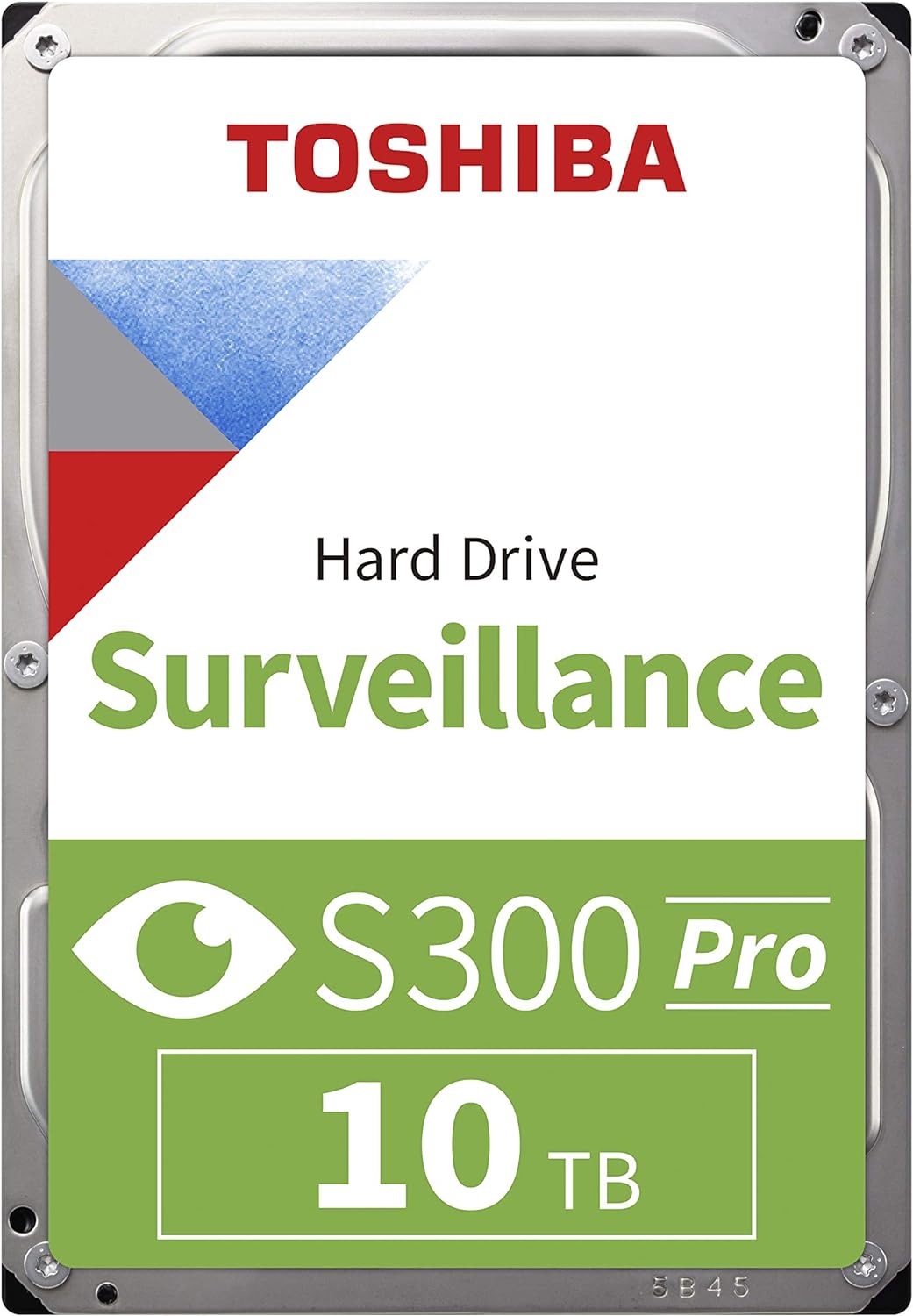 Toshiba 4TB S300 Surveillance HDD - 3.5' SATA Internal Hard Drive Supports up to 64 HD cameras at a 180TB/Year workload (HDWT720UZSVA).