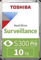 Toshiba 4TB S300 Surveillance HDD - 3.5' SATA Internal Hard Drive Supports up to 64 HD cameras at a 180TB/Year workload (HDWT720UZSVA).