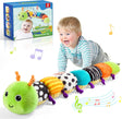 Toyzey Baby Toys 0-6 Months,Musical Caterpillar Sensory Toys for Babies 6-12 Months Baby Gifts 6-12 Months Montessori Toys for Babies Newborn Toys 0-3 Months Baby Essentials for Newborn Toddler Toys.