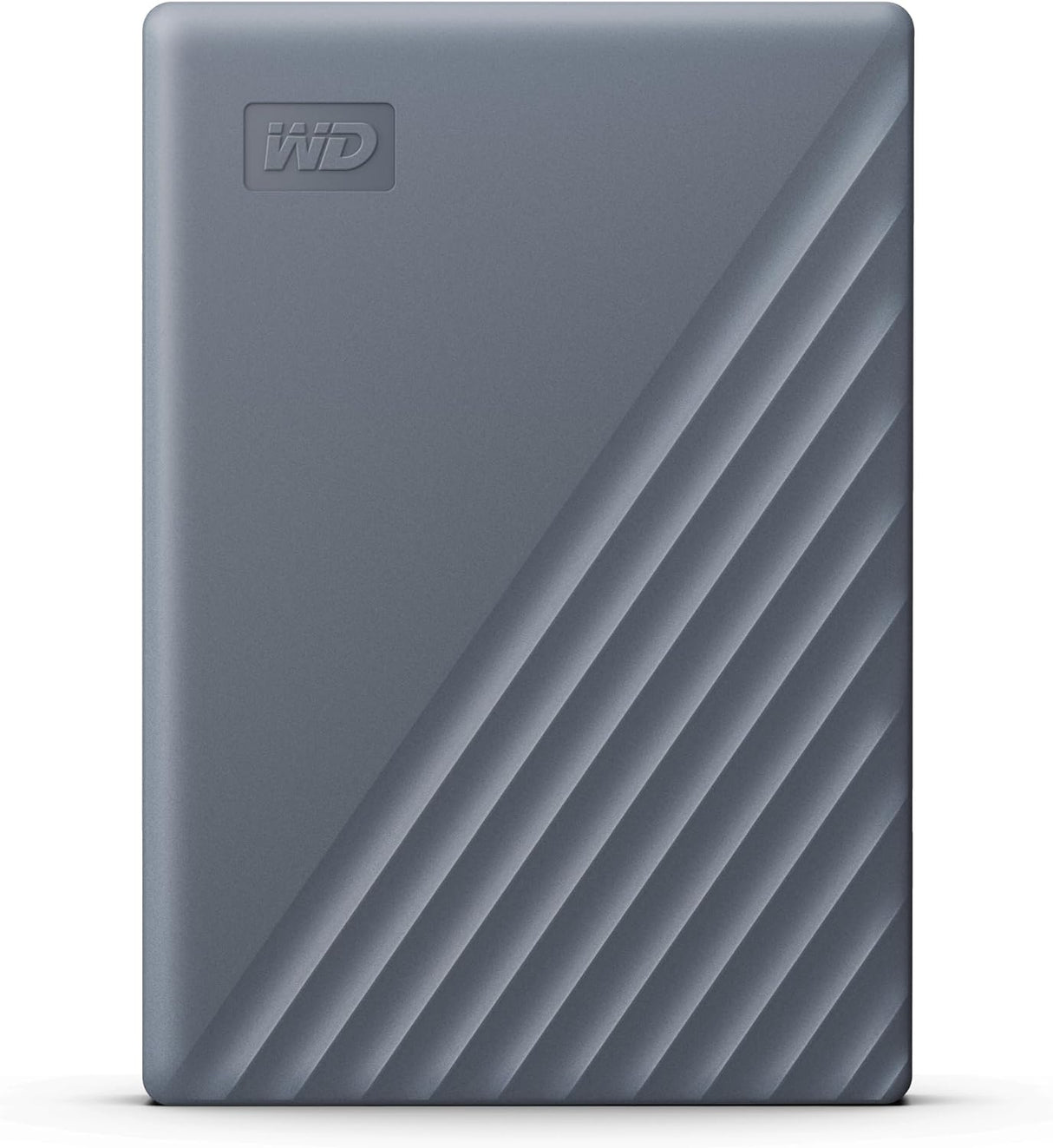 WD 2TB My Passport Works with USB-C, portable external hard drive, USB 3.2 Gen 1, software for device management, backup, password protection, Works with PC, Mac, Chromebook, Gaming Consoles, Grey.