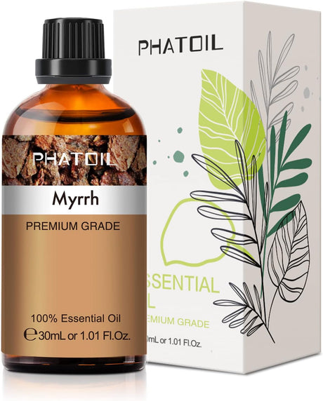 PHATOIL Peppermint Essential Oil 100ML, Pure Premium Grade Peppermint Essential Oils for Diffuser, Humidifier, Aromatherapy, Candle Making.