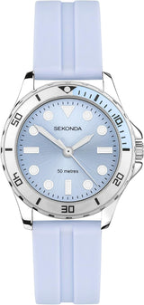 Sekonda Womens Balearic 33mm Dive Style Analogue Quartz Watch Mineral Glass 50m Water Resistant.