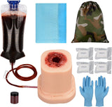 Gunshot Wound Packing Trainer Kit, Stop The Bleed Training Kit, Bleed Control Kit for Medical Classes.