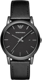 Emporio Armani Men's Three-Hand Date, Stainless Steel Watch, 41mm case size.