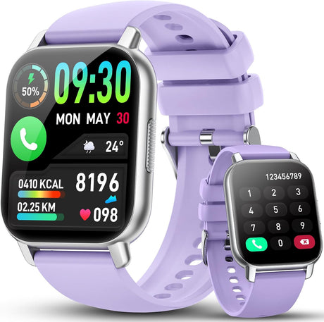 Smart Watch for Men Women Answer/Make Calls - 1.85" HD Touch Screen Smart Watches with Heart Rate Sleep Monitor - 112 Sports Modes - Fitness Tracker - IP68 Waterproof Smartwatch for Android iOS.