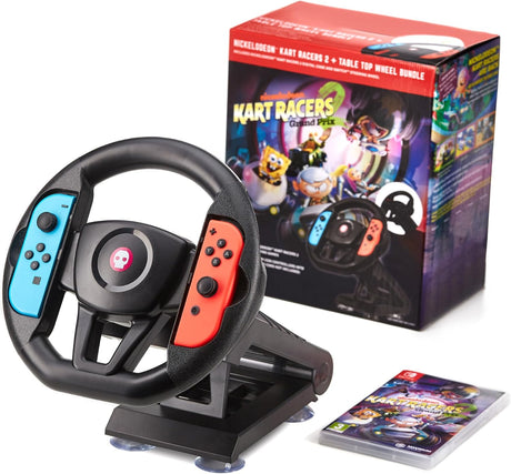 Numskull Joy-Con Steering Wheel Table Attachment for Nintendo Switch & OLED Model 2021 - Switch Racing Wheel Accessory.