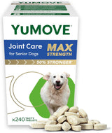 YuMOVE Senior MAX Strength | Maximum Strength Joint Supplement for Older, Stiff Dogs with Glucosamine, Chondroitin, Green Lipped Mussel | Aged 9+ | 120 Tablets