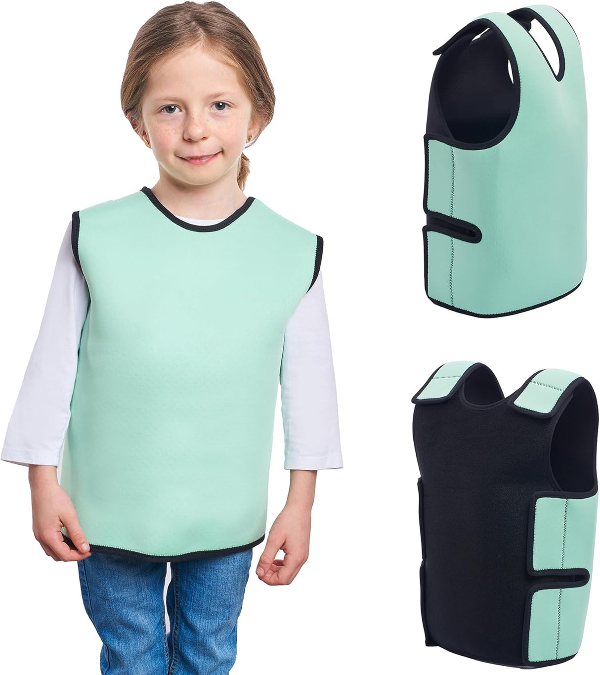 Compression Vest for Kids | Provide Deep Pressure Comfort | ADHD Tools for Kids | Autism Sensory Clothing | Comfortable Design | Compression Shirt Kids | Ensure a Secure Feeling.