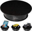 Leadleds 8" Black Velvet Top Motorized Rotating Display Turntable Ideal for Jewelry Hobby Collectible Product.