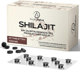 AureaSalus Shilajit Tablets 30,000mg, 60 Counts Himalayan Shilajit Tablets (1000mg Per Serving), Rich in 85+ Minerals & Fulvic Acid, More Convenient Than Shilajit Resin (60 Tablets).