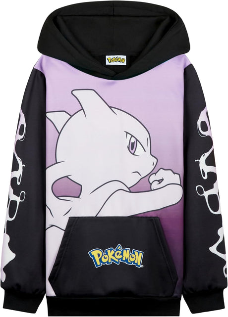 Pokemon Boys Hoodie with Cuffed Sleeves, Kangaroo Pocket - Anime Gifts.