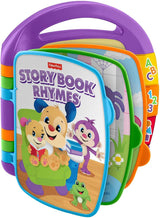 Fisher-Price Storybook Rhymes Learning Toy with Lights and Music for Babies and Toddlers, Laugh & Learn UK English Version, CDH26.