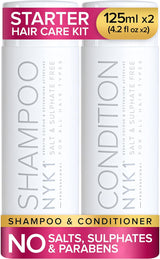 NYK1 Sulphate Free Hair Shampoo And Conditioner Sets (500ml x2) Sulfate Free Shampoos And Conditioners for Extensions, Colour and Keratin Treatment - Sulfate Free Shampoo and Sulphate Free Conditioner.