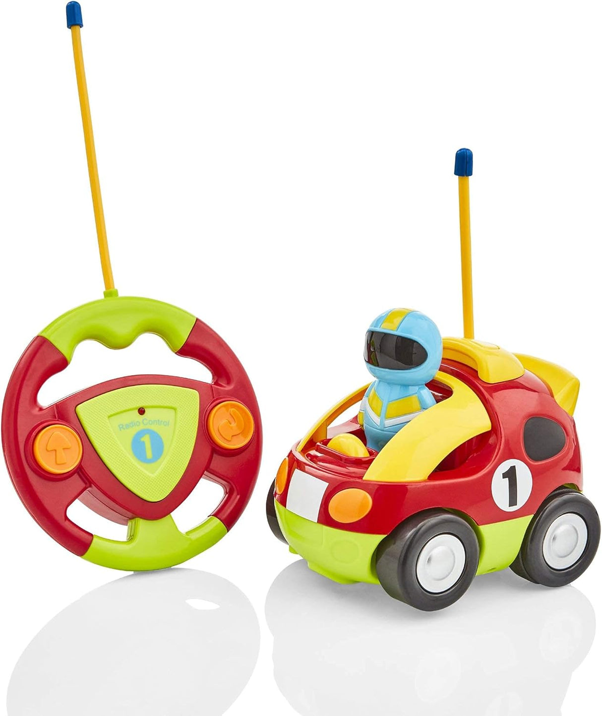 Tippi My First Remote Control Cars for 1, 2, 3 Year Olds - Car Toy for Toddler Boys or Girls - For Kids Age 1-3, Suitable for Children Age 18 Months+.