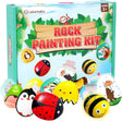 Lekebaby Rock Painting Kit, Arts and Crafts for Kids, Creative Toys & Gifts & Presents for Boys Girls Age 3-12 Year Old.