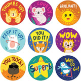 Sweetzer & Orange Reward Stickers for Teachers. 1008 Stickers for Kids in 9 Designs. 1 Inch School Stickers on Sheets. Teacher Supplies for Classroom, Potty Training Stickers, Motivational Stickers.