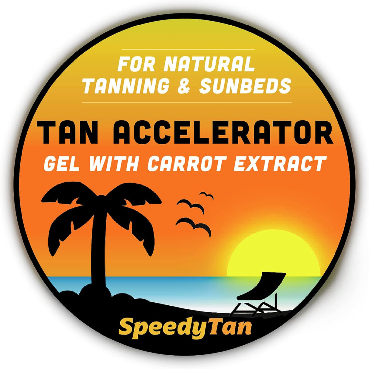 Premium Tan Accelerator Cream - For Sunbed Use & Natural Tanning - Natural Tanning Accelerator With Carrot Tanning Oil - UK Based Brand.