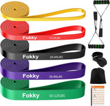 Fokky Resistance Bands Pull Up Bands Set, 5 Levels Resistance Bands set Men Women, Pull Up Assistance Bands with Door Anchor,Handles, Exercise Bands.