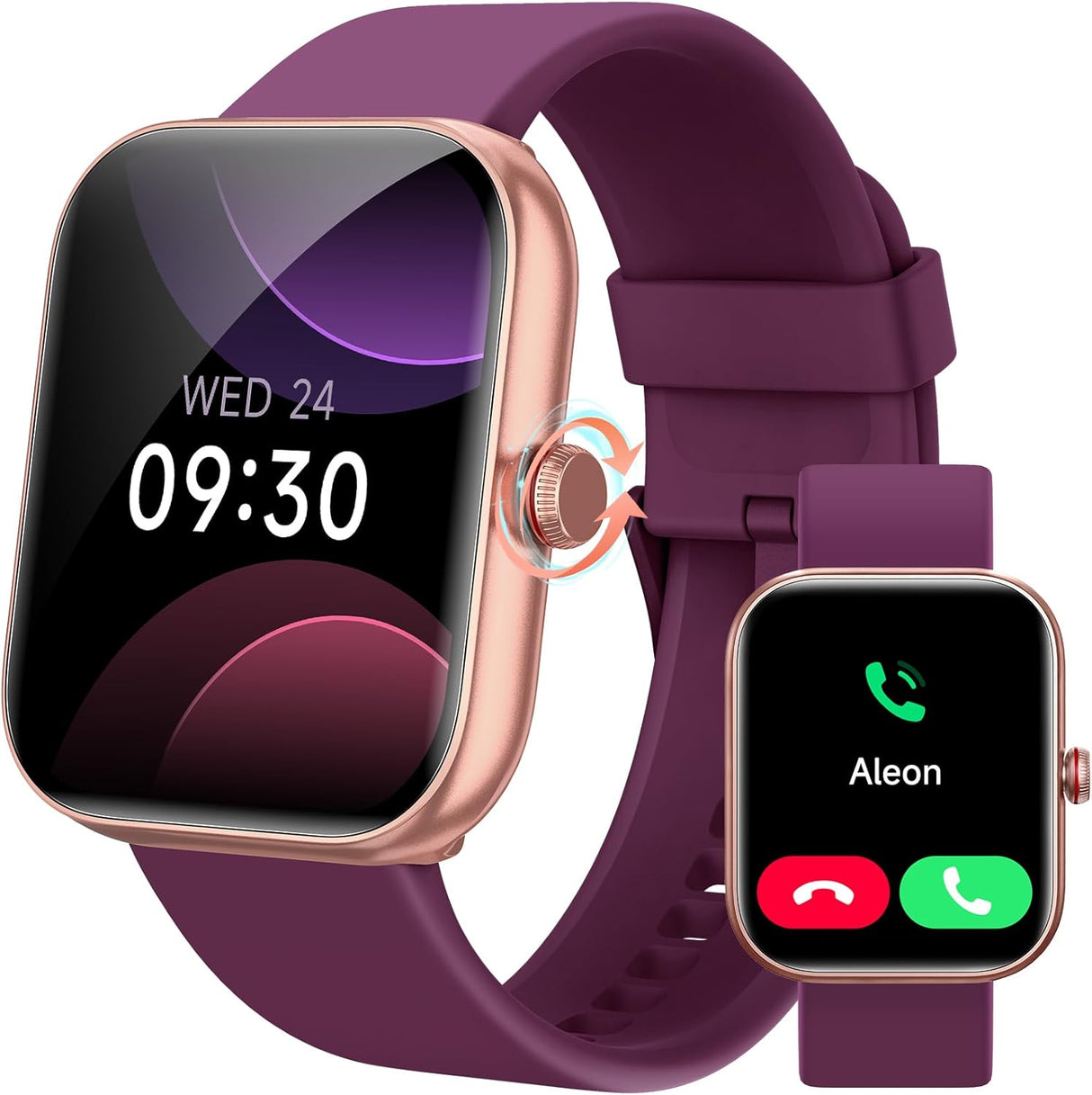 Smart Watch for Women, Answer/Make Calls,[1.91" HD Screen] Smart Watches for Women iPhone/Samsung/Android,Alexa Built-in, Fitness Watch with Heart Rate Sleep SpO2 Monitor,IP68 Waterproof, 100+ Sports.