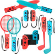 2024 Switch Sports Accessories Bundle for Nintendo Switch Games , 10-in-1 Family Party Pack Game Accessories Set Kit for Switch OLED Sports Games.