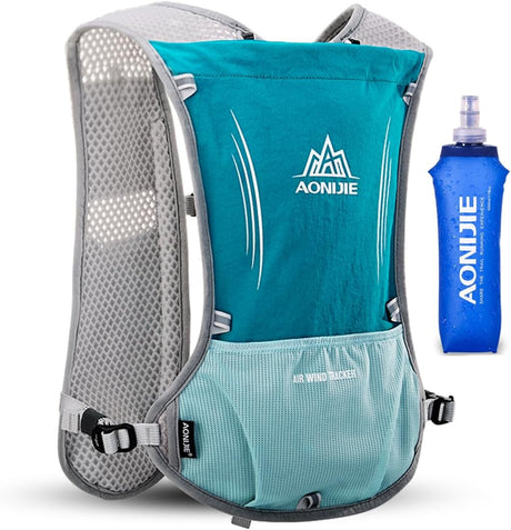 AONIJIE 5L Outdoor Sport Multifunctional Camping Backpack Cycling Running Climbing Hiking Hydration Vest Pack with 500ml Soft Flask.