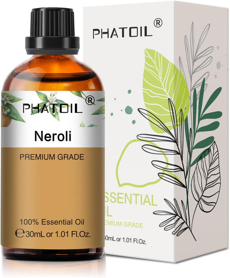 PHATOIL Peppermint Essential Oil 100ML, Pure Premium Grade Peppermint Essential Oils for Diffuser, Humidifier, Aromatherapy, Candle Making.