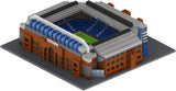 FOCO Officially Licensed Rangers FC Ibrox BRXLZ Bricks Football Stadium Toy Model.