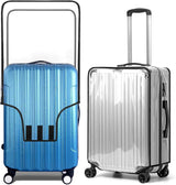 Aomiduo 2 PCS Suitcase Covers Protectors Travel Transparent 28 Inch Luggage Covers for Suitcases Clear PVC Waterproof Trolley Suitcase Cover for Business Trip Daily Using.