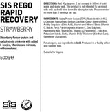 Science In Sport REGO Rapid Recovery Protein Powder, Strawberry Protein Powder with Added L-Leucine, Vitamins and Minerals for Muscle Recovery, 10 Servings, 500g.