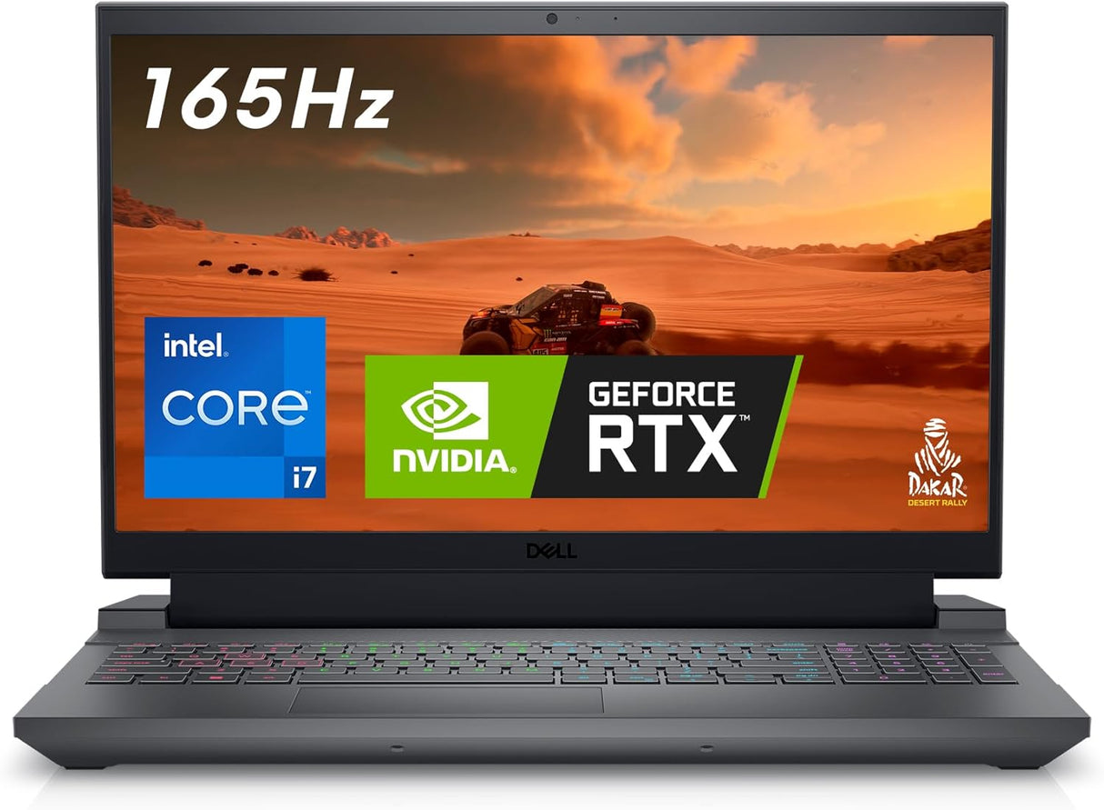 Dell G15 5530 Gaming Laptop | Intel Core i5-13450HX | 15.6 Inch FHD 165Hz Display | NVIDIA GeForce RTX 4050 | 16GB DDR5 RAM | 512GB SSD | Windows 11 Home | Dark Shadow Gray.