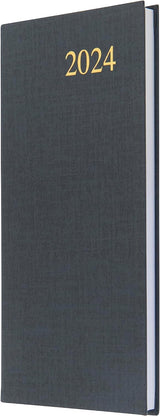 Collins Debden Collins Essential A4 Diary 2024 Daily Planner - 2024 Page A Day Diary Journal & 2024 Planner - Business Office Academic and Personal Use - A4 Size (Black).