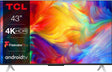 43P638K LED 43" Smart 4K Ultra HD Android TV.