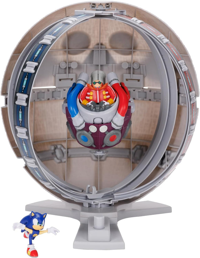 Sonic the Hedgehog Death Egg Playset with 2.5" Sonic Action Figure Included. Recreate Epic Battles From With This For Any Fan..