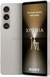 Sony Xperia 1 VI - 6.5 Inch 19.5:9 FHD+ HDR OLED - 120Hz Refresh rate - Triple lens - Android 14 - SIM free - 256GB Storage - IP65/68 rating - Dual SIM hybrid 1-36 months warranty - Black.