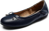 DREAM PAIRS Womens Ballet Flats Bow Slip-on Pumps Work Smart Office Formal Comfort Dolly Shoes.