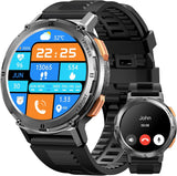 KOSPET Smart Watch for Men, 1.43” AMOLED Touch Screen Sport Watches with Heart Rate Monitor, SpO2, Fitness Smartwatch with 5ATM IP69K Waterproof,70 Sports Modes, 24H Sleep Tracking.