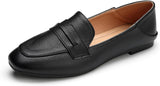 Womens Loafers Leather Slip on Driving Moccasins Comfy Walking Flats Casual Nursing Shoes.