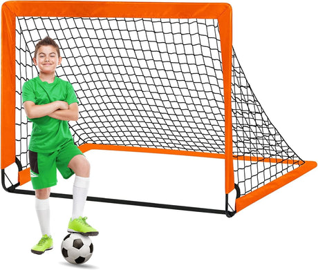 Football Goal for Kids Foldable Football Net Goals Post for Garden Training Equipment Soccer Sport Games Boys Indoor Outdoor Toys.