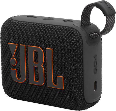 JBL GO 4 Ultra-Portable Bluetooth Speaker with Big Pro Sound and Punchy Bass, PlaytimeBoost, Waterproof Design and 7-Hour Playtime, Pink.